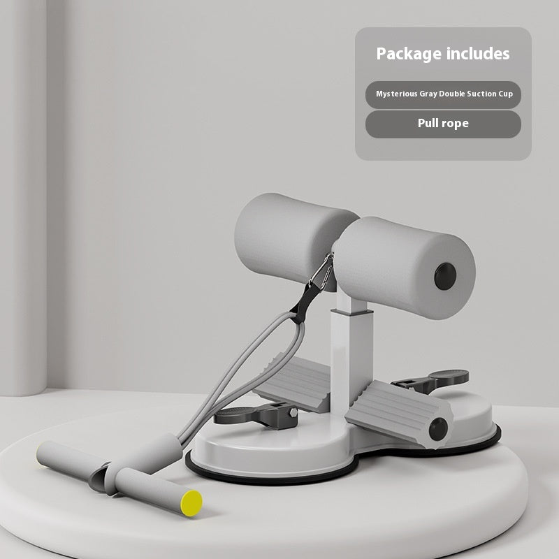 Sit-Up Assistant for Home Fitness with Suction Fixation