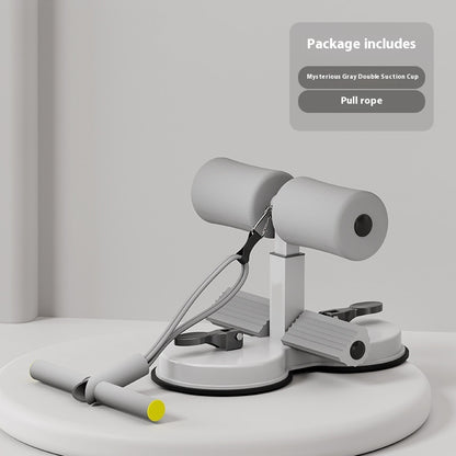 Sit-Up Assistant for Home Fitness with Suction Fixation