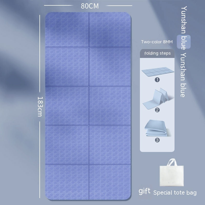 TPE Folding Yoga Mat for Napping and Relaxation