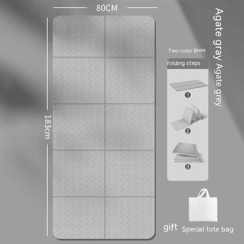 TPE Folding Yoga Mat for Napping and Relaxation