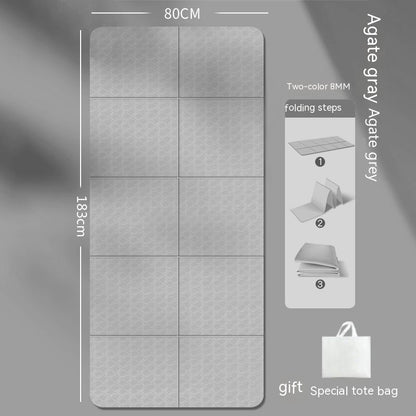 TPE Folding Yoga Mat for Napping and Relaxation