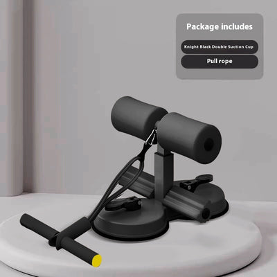 Sit-Up Assistant for Home Fitness with Suction Fixation