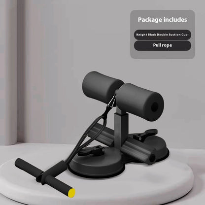 Sit-Up Assistant for Home Fitness with Suction Fixation