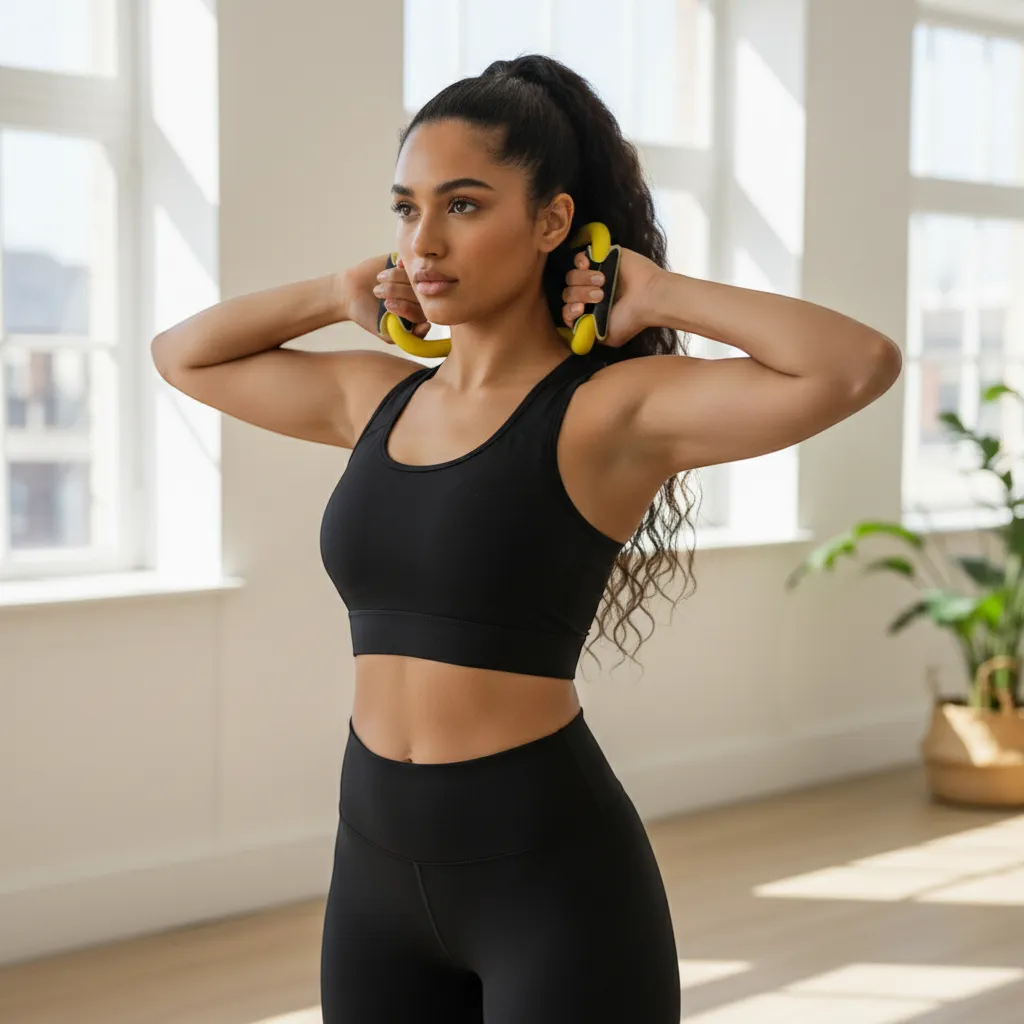 Aura-Flex Ergonomic Yoga Ring & Shoulder Opener | Yolo-Fitness-YOLO Fitness