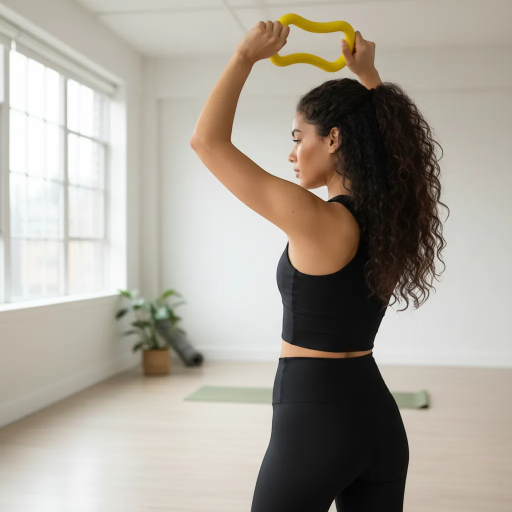 Aura-Flex Ergonomic Yoga Ring & Shoulder Opener | Yolo-Fitness-YOLO Fitness
