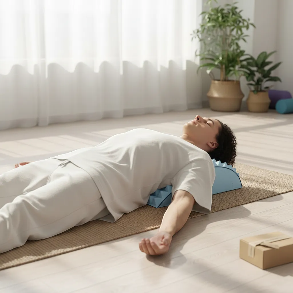 Aura-Relief Lumbar Support & Acupressure Stretch Mat | Yolo-Fitness-YOLO Fitness