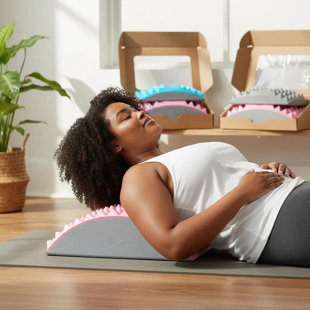 Aura-Relief Lumbar Support & Acupressure Stretch Mat | Yolo-Fitness-YOLO Fitness