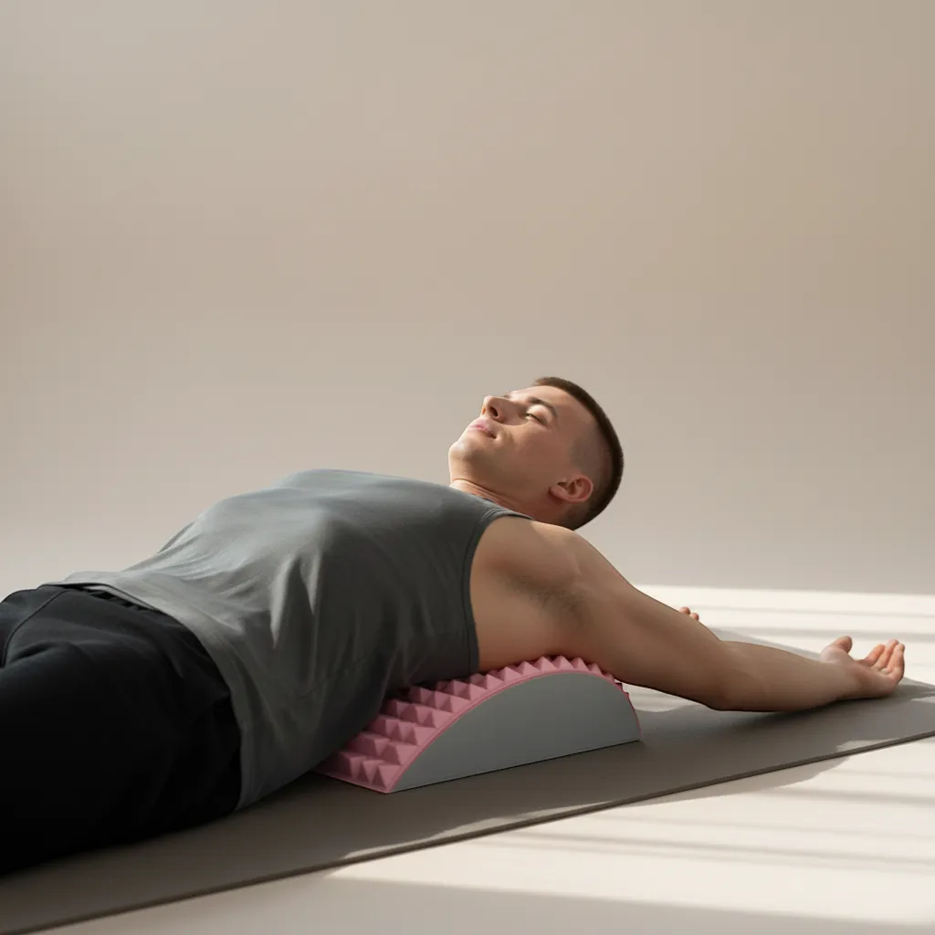 Aura-Relief Lumbar Support & Acupressure Stretch Mat | Yolo-Fitness-YOLO Fitness