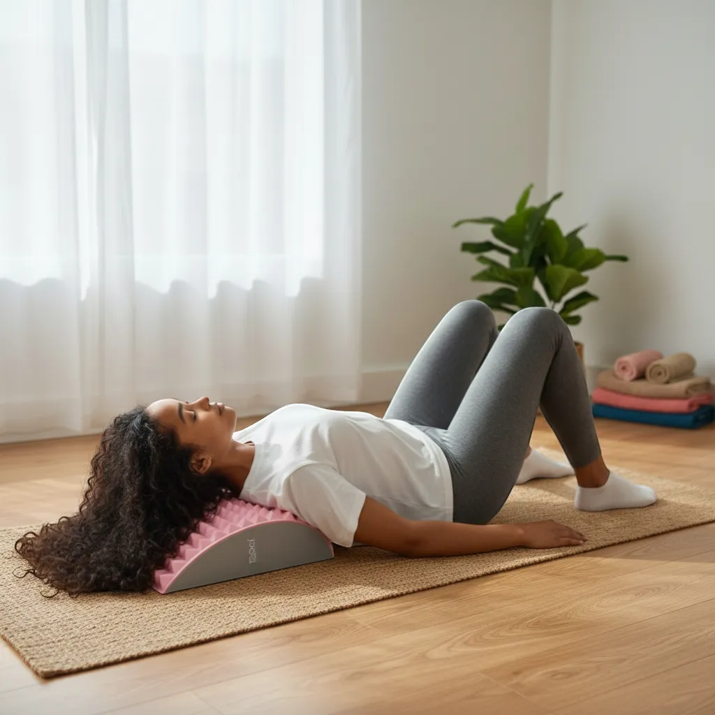 Aura-Relief Lumbar Support & Acupressure Stretch Mat | Yolo-Fitness-YOLO Fitness