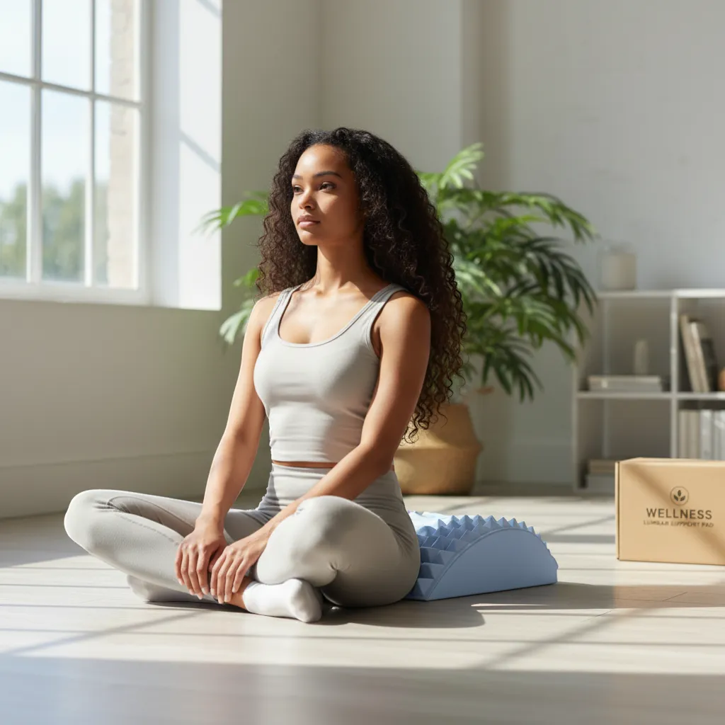 Aura-Relief Lumbar Support & Acupressure Stretch Mat | Yolo-Fitness-YOLO Fitness