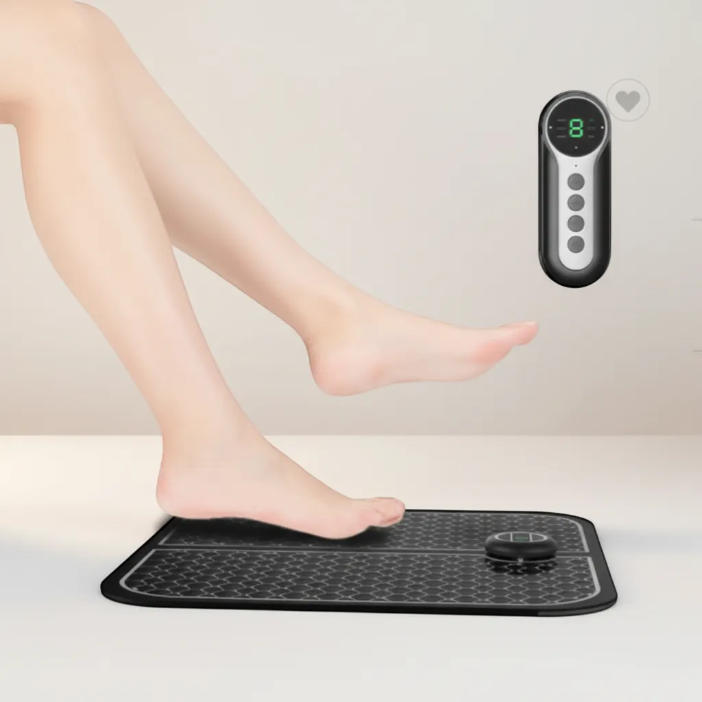 Aura-Relief Wireless Dual-Channel Acupressure Foot Massager | Yolo-Fitness-YOLO Fitness