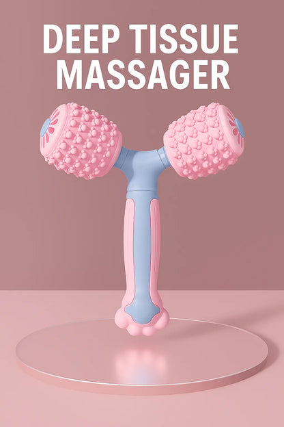 Aura-Relief Y-Shaped Silicone Muscle Massage Stick | Yolo-Fitness-YOLO Fitness