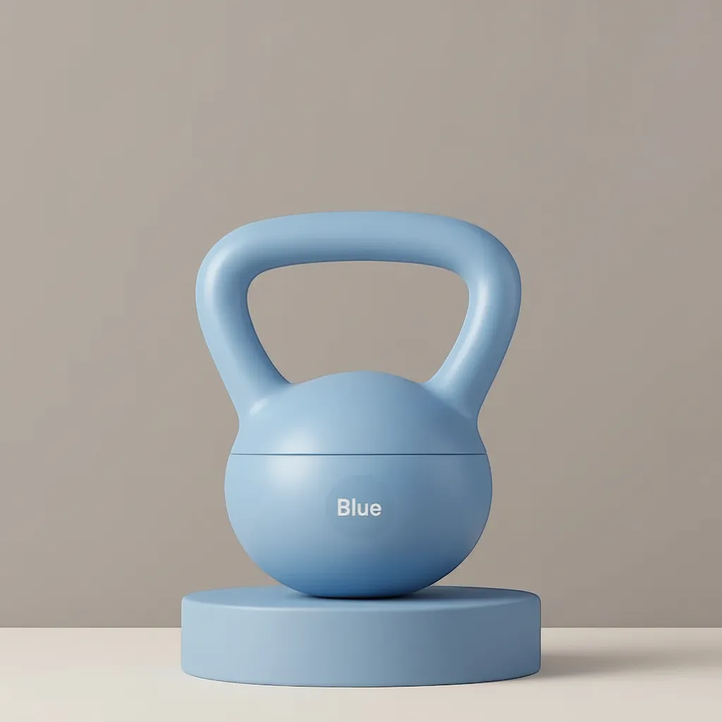 Aura-Soft Ergonomic PVC Kettlebell (2kg–12kg) | Yolo-Fitness-YOLO Fitness