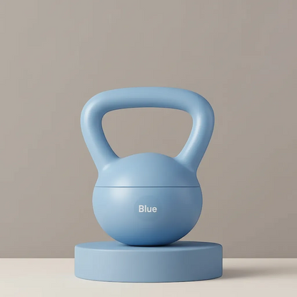 Aura-Soft Ergonomic PVC Kettlebell (2kg–12kg) | Yolo-Fitness-YOLO Fitness