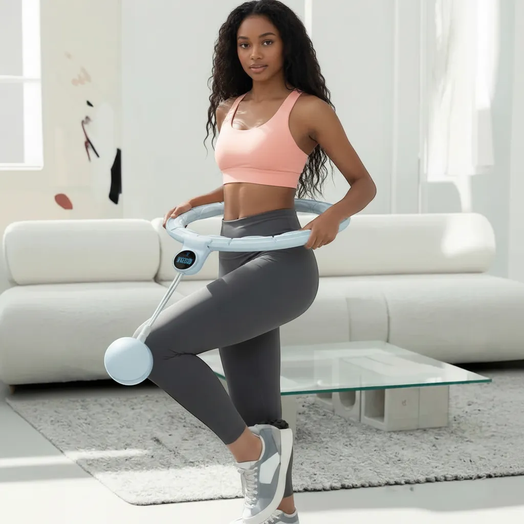 Aura-Spin 2026 Intelligent Weight Loss Hula Hoop (Adjustable) | Yolo-Fitness-YOLO Fitness