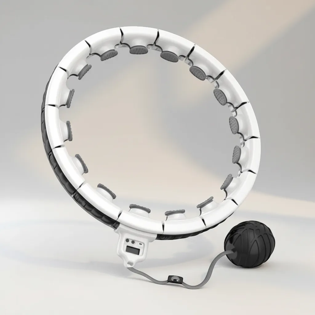Aura-Spin Smart Counting Weighted Hula Hoop (Adjustable) | Yolo-Fitness-YOLO Fitness