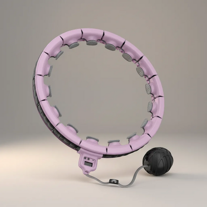 Aura-Spin Smart Counting Weighted Hula Hoop (Adjustable) | Yolo-Fitness-YOLO Fitness