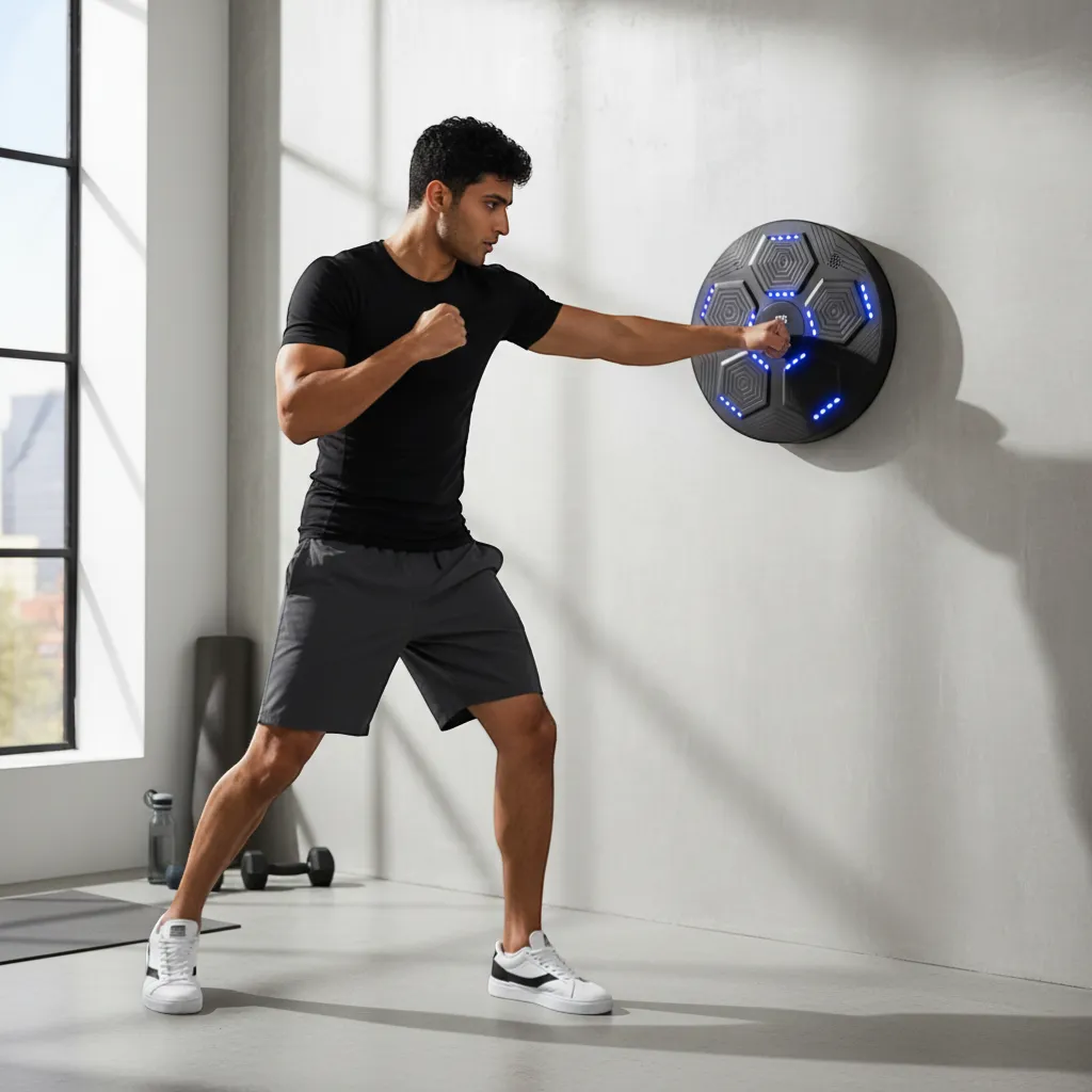 Beat Smart Bluetooth Music Boxing Machine with RGB Rhythm Lights | Yolo-Fitness-YOLO Fitness