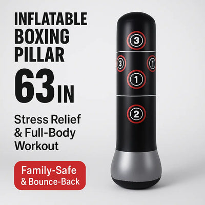 Inflatable Stand-Up Punching Bag for Stress Relief My Store