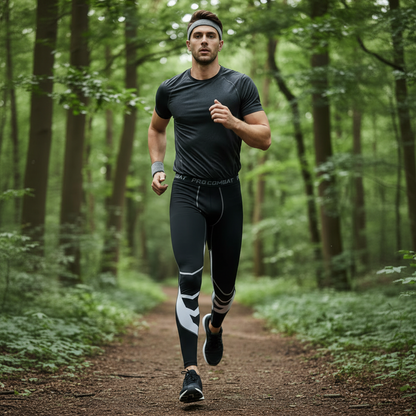 Elite Pro Men's Compression Sports Tights | YOLO-FITNESS
