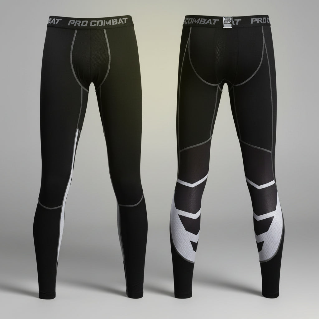 Elite Pro Men's Compression Sports Tights | Yolo-Fitness-Fitness-YOLO Fitness