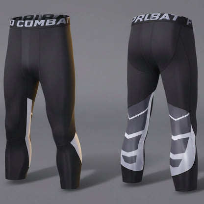 Elite Pro Men's Compression Sports Tights | Yolo-Fitness-Fitness-YOLO Fitness