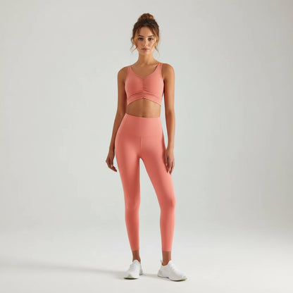 High-Waist Sculpting Yoga Leggings with Side Pockets | Yolo-Fitness-Fitness-YOLO Fitness