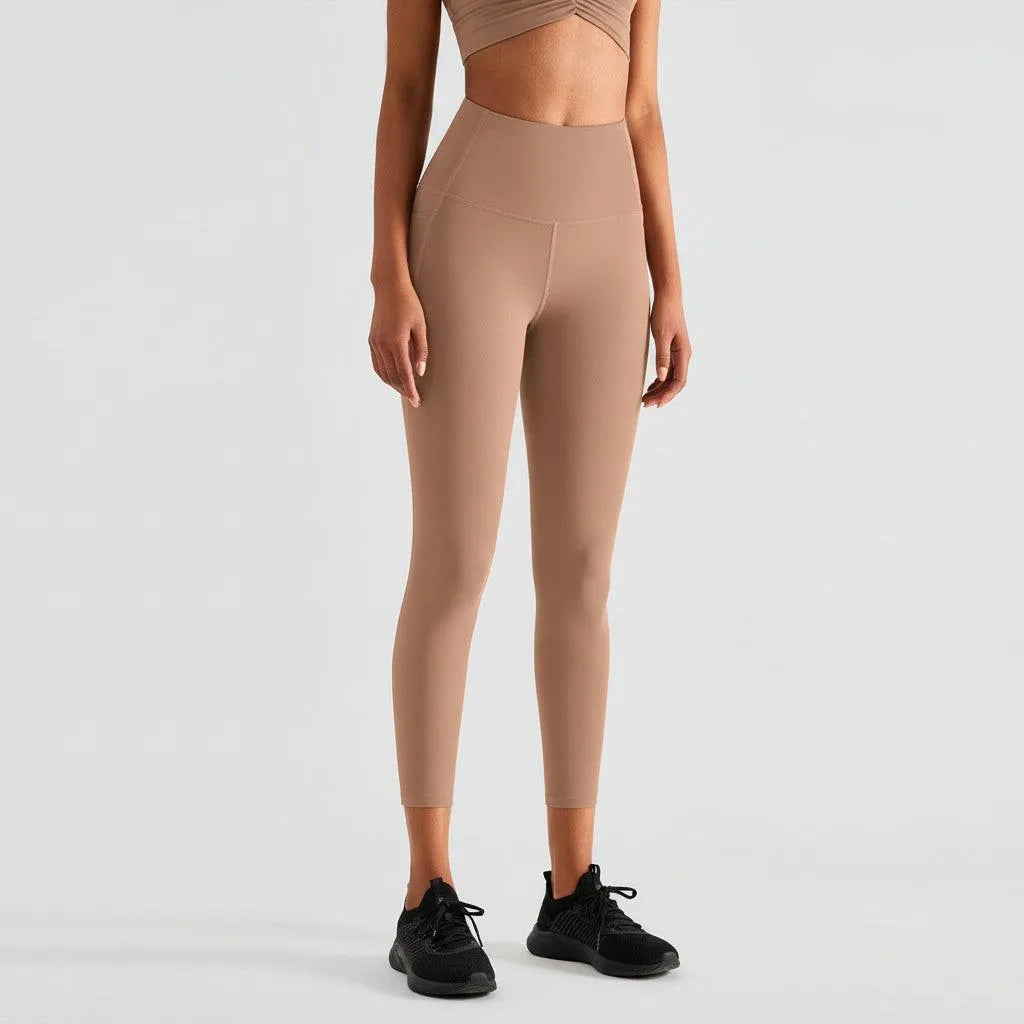 High-Waist Sculpting Yoga Leggings with Side Pockets | Yolo-Fitness-Fitness-YOLO Fitness