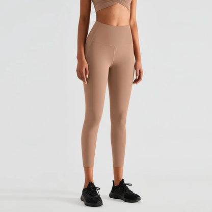 High-Waist Sculpting Yoga Leggings with Side Pockets | Yolo-Fitness-Fitness-YOLO Fitness