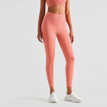 High-Waist Sculpting Yoga Leggings with Side Pockets | Yolo-Fitness-Fitness-YOLO Fitness