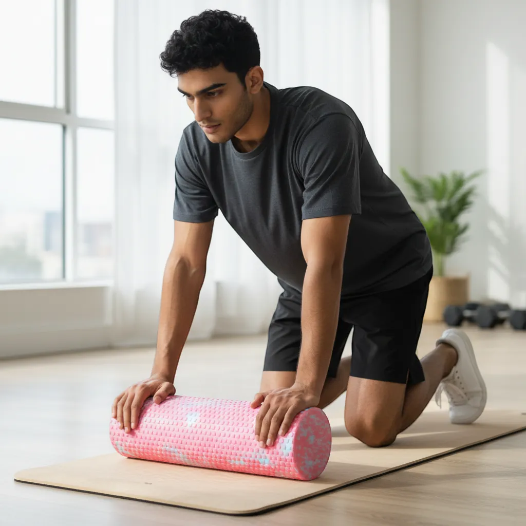 Iridescent High-Density Yoga Foam Roller | Yolo-Fitness-YOLO Fitness