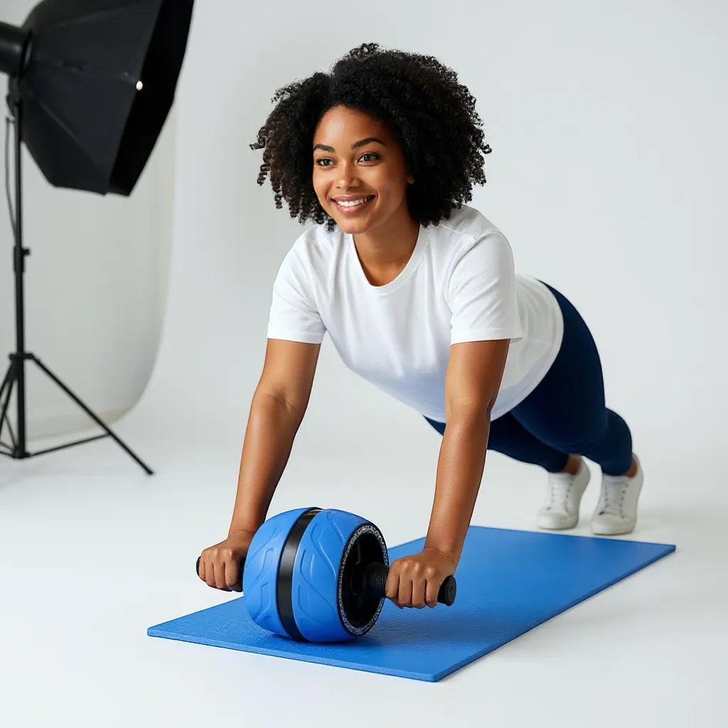Iron-Core 2026 Automatic Rebound Ab Wheel (Mute) | Yolo-Fitness-YOLO Fitness