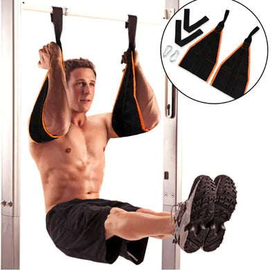 Fitness Hanging Ab Straps for Pull-Up Leg Raises (Pair) My Store