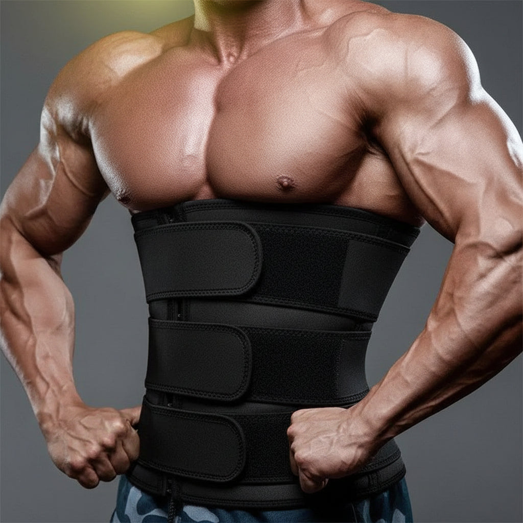 Neoprene Core-Sculpt Triple-Breasted Waist Trainer | Yolo-Fitness-Fitness-YOLO Fitness