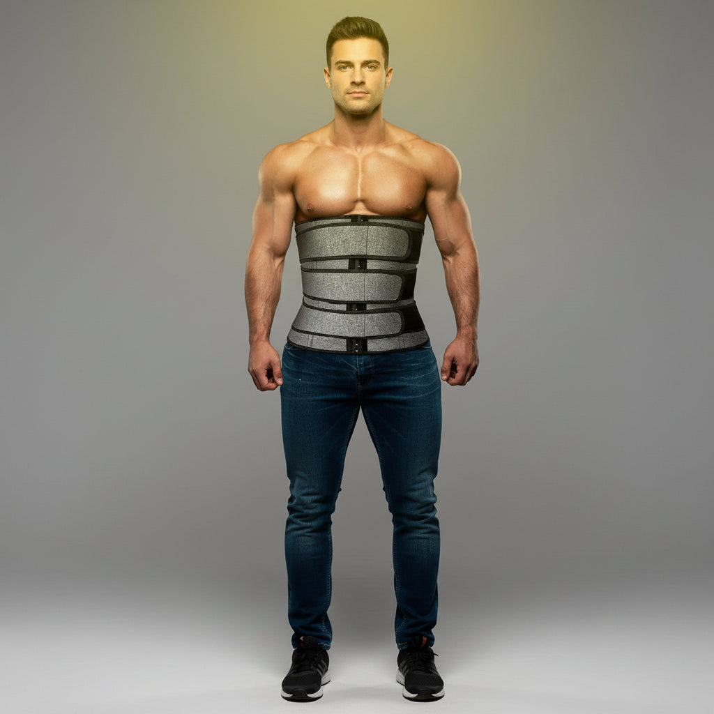 Neoprene Core-Sculpt Triple-Breasted Waist Trainer | Yolo-Fitness-Fitness-YOLO Fitness
