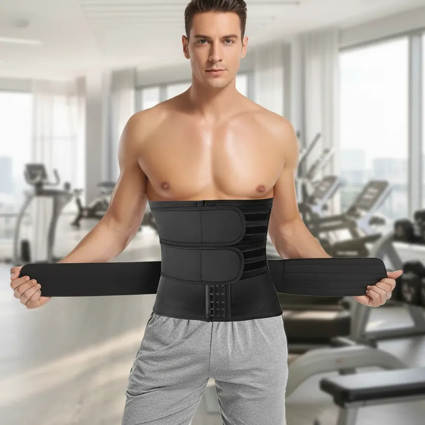 Neoprene Core-Sculpt Triple-Breasted Waist Trainer | Yolo-Fitness-Fitness-YOLO Fitness