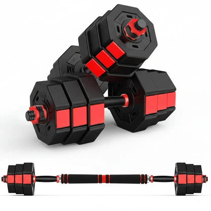 Octagonal Adjustable Dumbbell & Barbell Set (10kg-40kg) | Yolo-Fitness-Fitness-YOLO Fitness