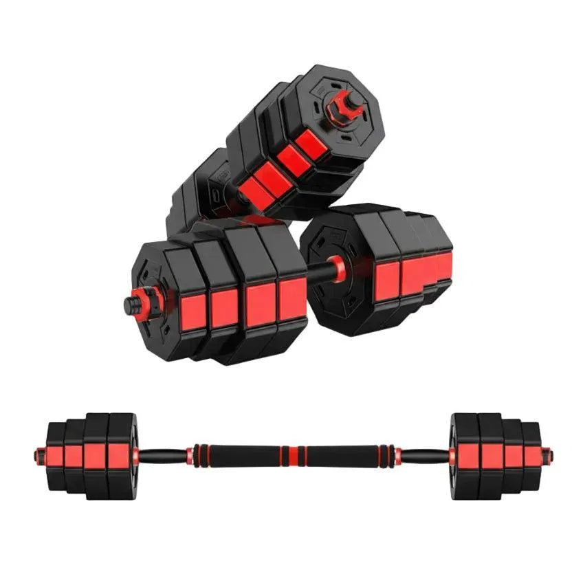 Octagonal Adjustable Dumbbell & Barbell Set (10kg-40kg) | Yolo-Fitness-Fitness-YOLO Fitness