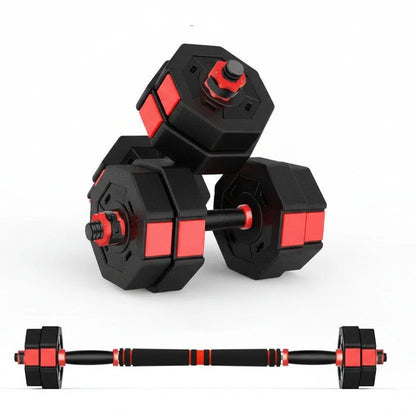 Octagonal Adjustable Dumbbell & Barbell Set (10kg-40kg) | Yolo-Fitness-Fitness-YOLO Fitness