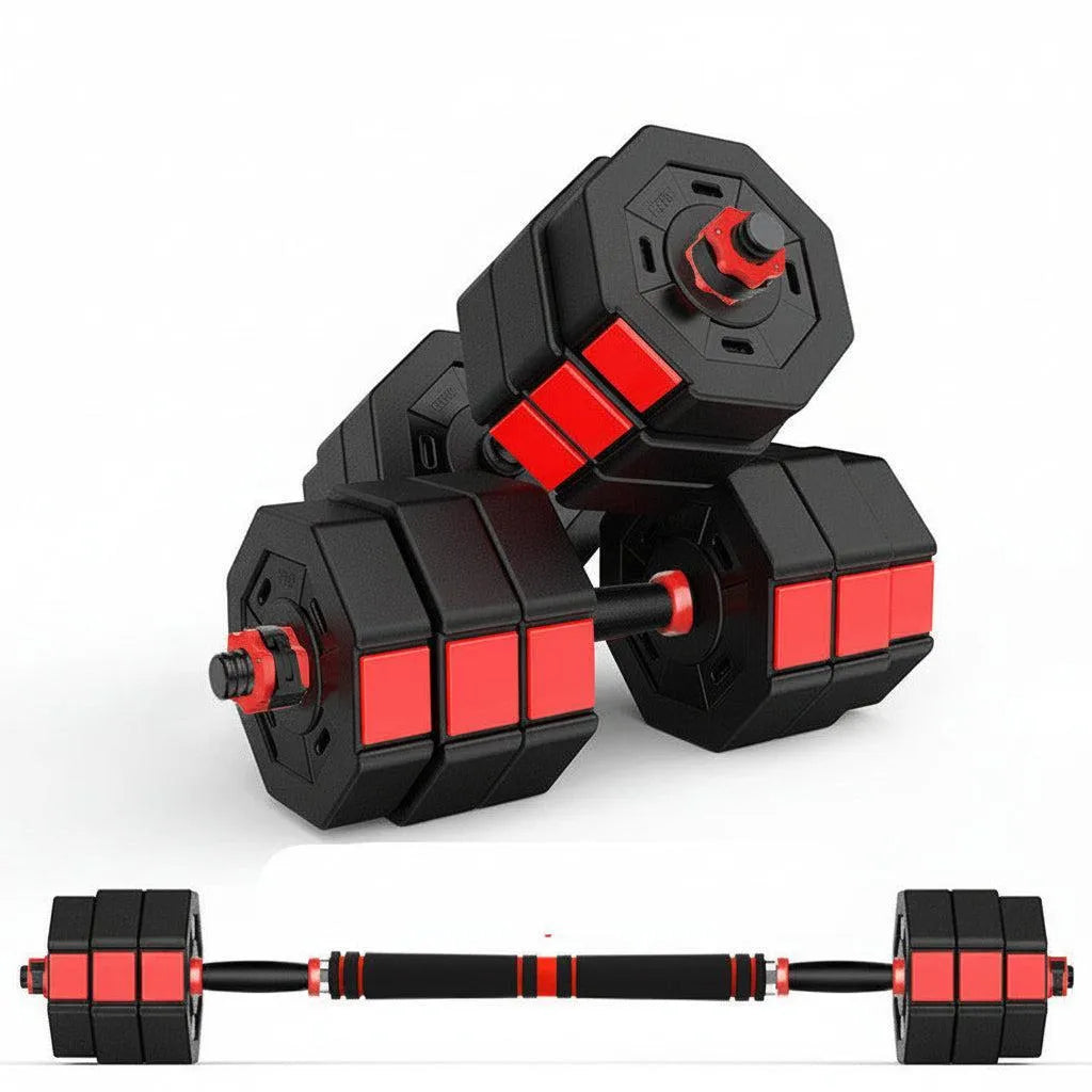 Octagonal Adjustable Dumbbell & Barbell Set (10kg-40kg) | Yolo-Fitness-Fitness-YOLO Fitness