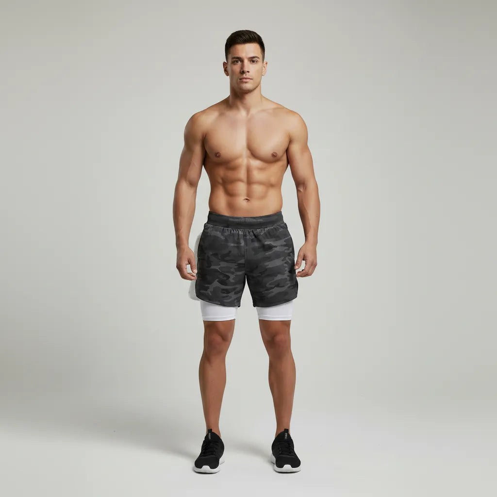 Performance 2-in-1 Double-Deck Training Shorts | Yolo-Fitness-Fitness-YOLO Fitness