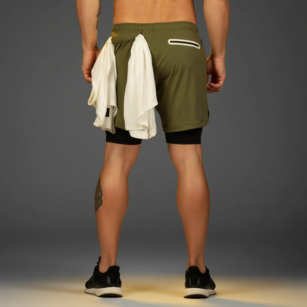 Performance 2-in-1 Double-Deck Training Shorts | Yolo-Fitness-Fitness-YOLO Fitness