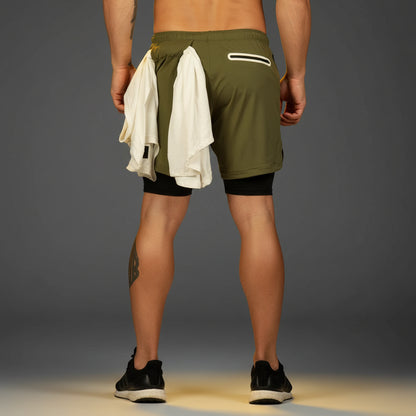 Performance 2-in-1 Double-Deck Training Shorts | Yolo-Fitness-Fitness-YOLO Fitness