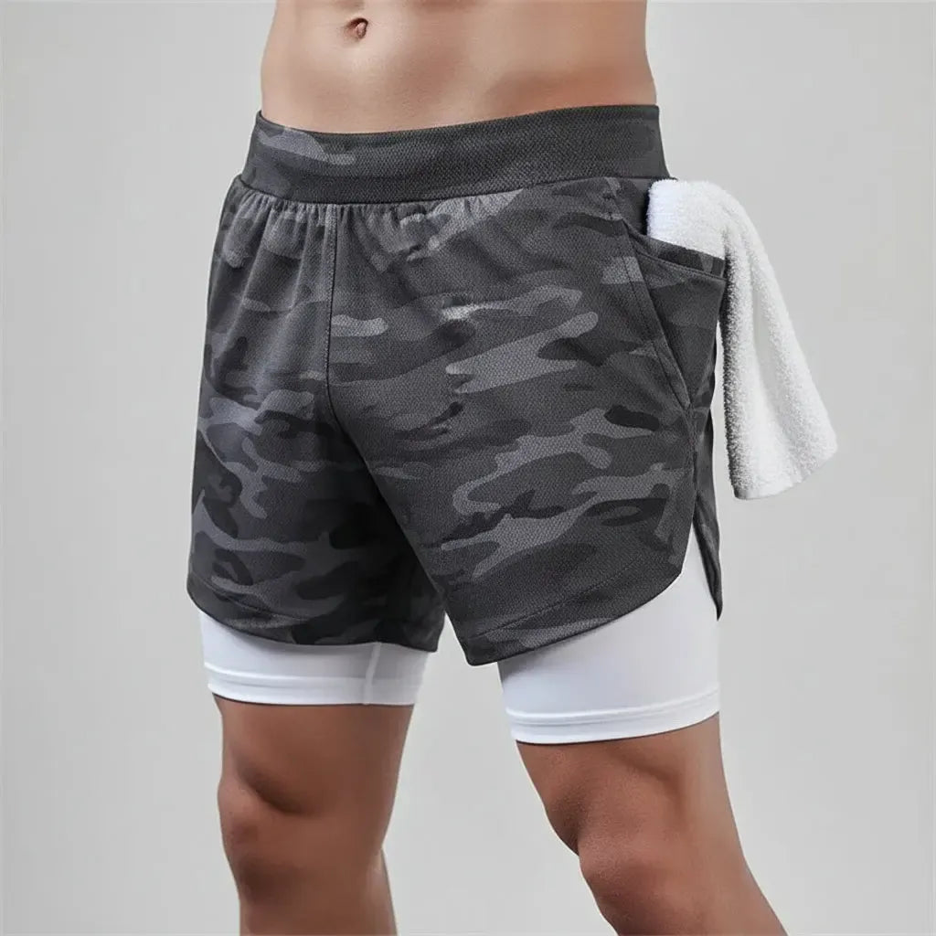 Performance 2-in-1 Double-Deck Training Shorts | Yolo-Fitness-Fitness-YOLO Fitness