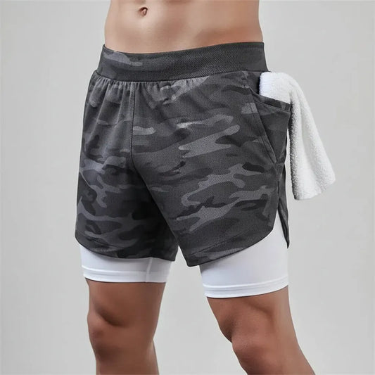 Performance 2-in-1 Double-Deck Training Shorts | Yolo-Fitness-Fitness-YOLO Fitness