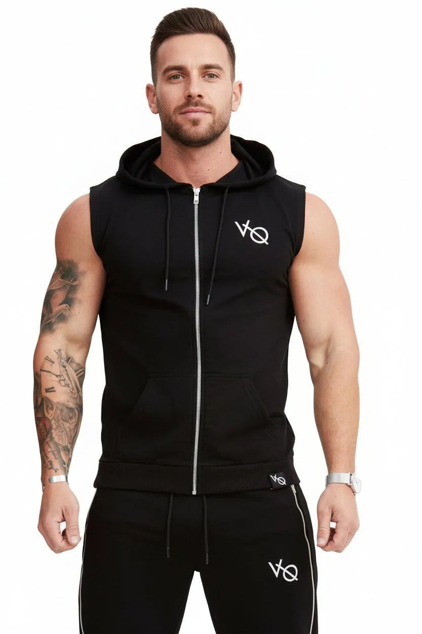 Performance Pro Sleeveless Zip-Up Gym Hoodie | Yolo-Fitness-Fitness-YOLO Fitness
