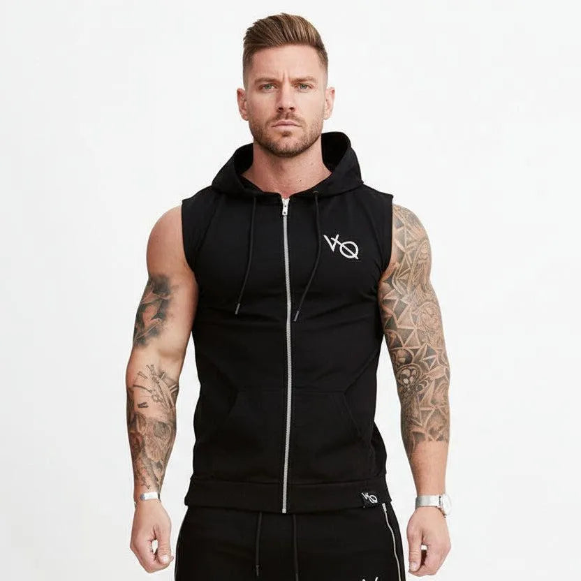 Performance Pro Sleeveless Zip-Up Gym Hoodie | Yolo-Fitness-Fitness-YOLO Fitness