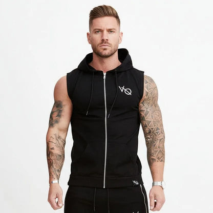 Performance Pro Sleeveless Zip-Up Gym Hoodie | Yolo-Fitness-Fitness-YOLO Fitness