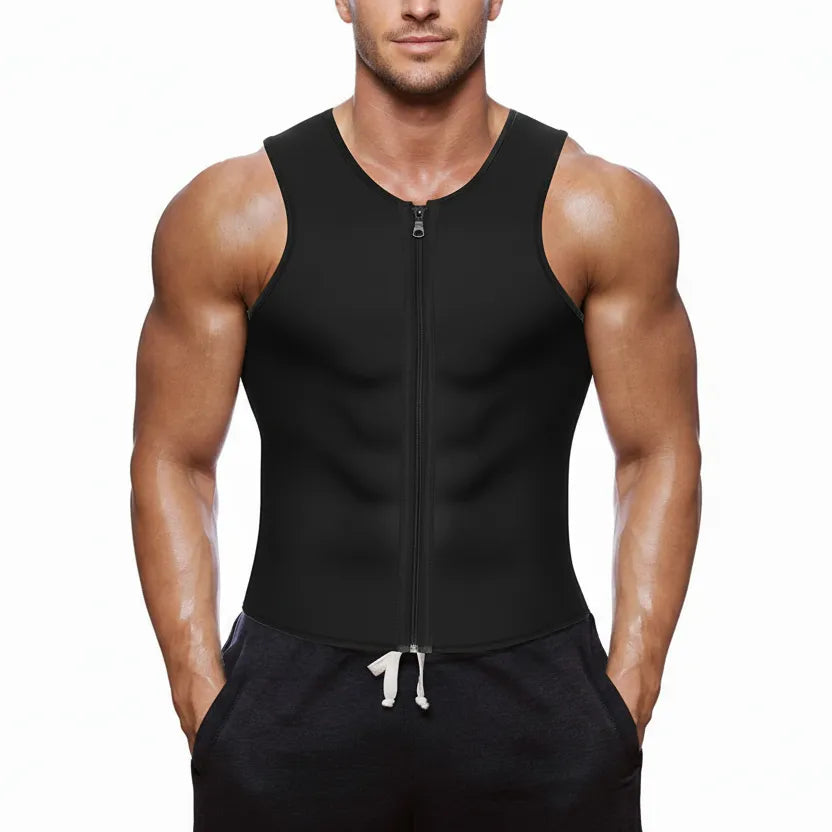 Performance Thermal Zip-Up Sauna Sweat Vest | Yolo-Fitness-Fitness-YOLO Fitness