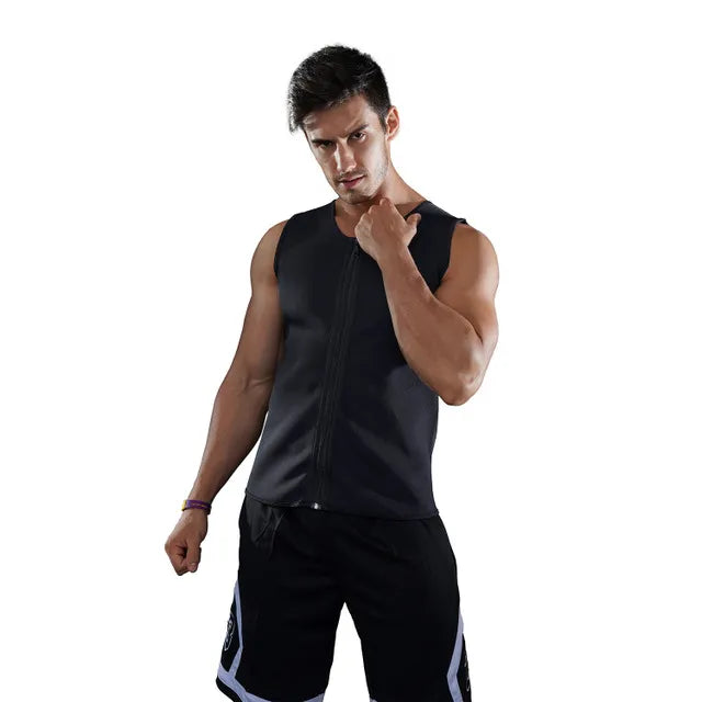 Performance Thermal Zip-Up Sauna Sweat Vest | Yolo-Fitness-Fitness-YOLO Fitness